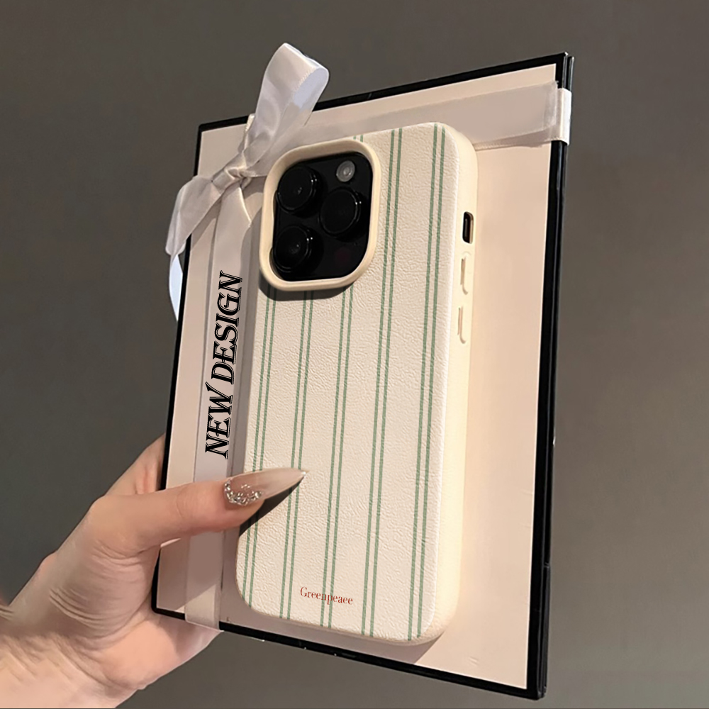 핑크 스트라이프 프린트 여름 폰 케이스 아이폰 16 1 - Phone Accessories Iphone 리뷰 및 가격