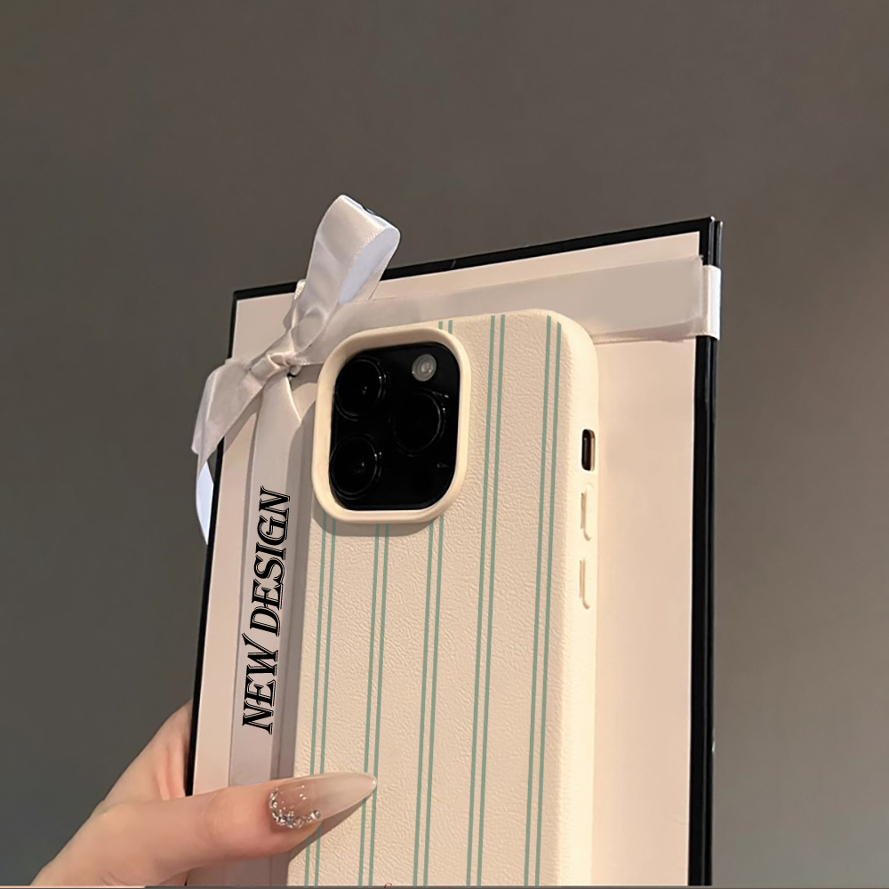 핑크 스트라이프 프린트 여름 폰 케이스 아이폰 16 1 - Phone Accessories Iphone 리뷰 및 가격