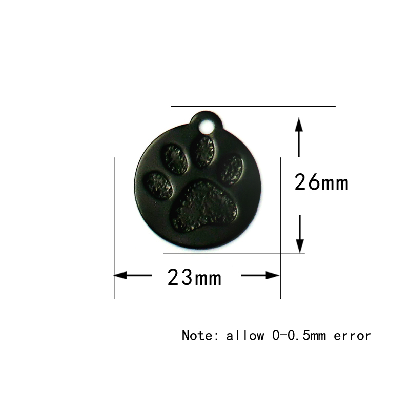 20개 발자국 모양 개인 맞춤형 반려견/반려묘 인식표, - Phone Accessories And Names 리뷰 및 가격