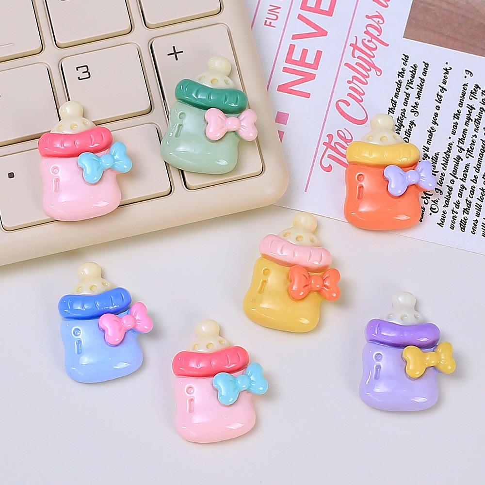 10개 귀여운 아기 젖병 레진 플랫백 카보숑 피규어 스 - Phone Accessories Baby 리뷰 및 가격