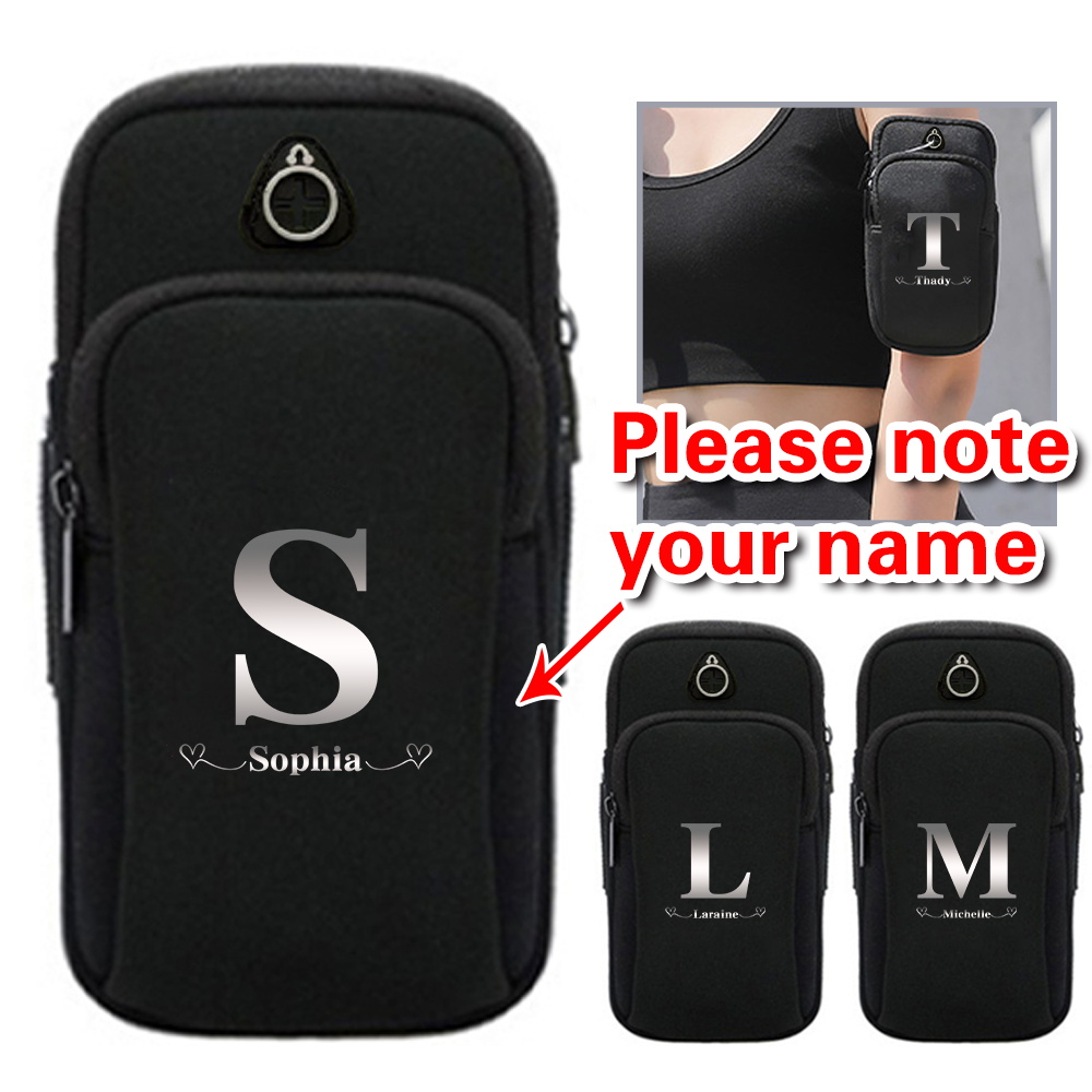 개인화 된 맞춤형 이름 러닝 백 전화 팔 가방 통기성  - Phone Accessories And Names 리뷰 및 가격