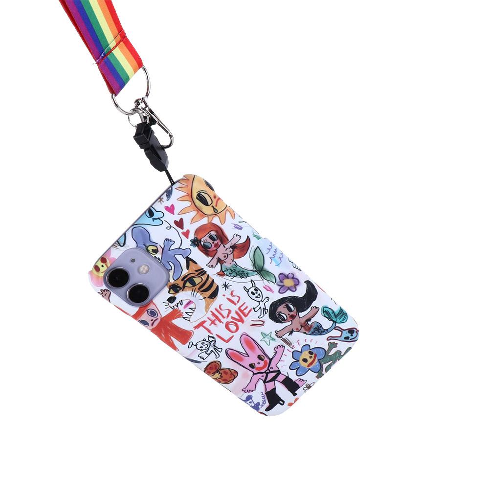 리본 카메라 랜야드 스트랩 키링 홀더 ID 배지 홀더  - Phone Accessories And Names 리뷰 및 가격