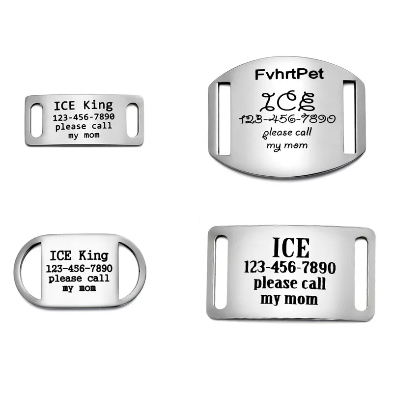 맞춤형 애완견/고양이 ID 태그, 무료 이름 및 전화번 - Phone Accessories And Names 리뷰 및 가격